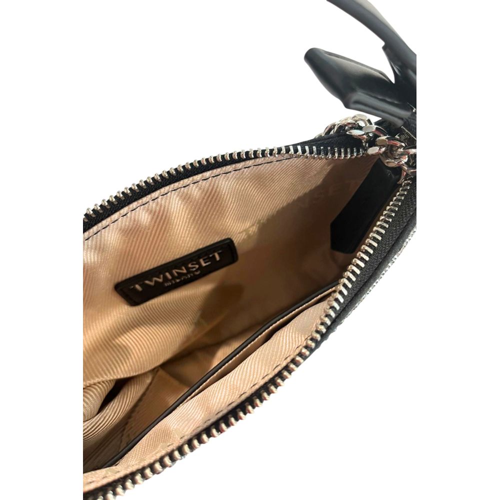 Twinset Purple PU Women Shoulder Bag