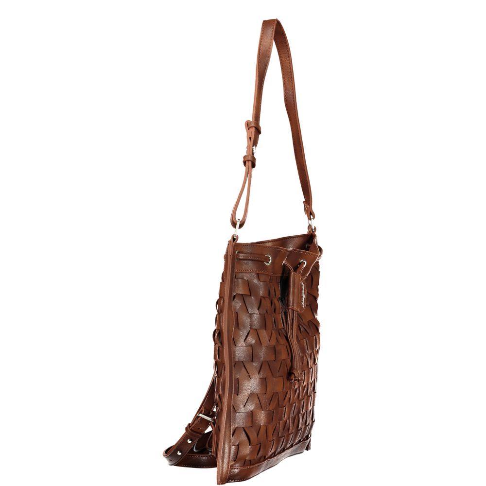 Desigual Camel Polyurethane Women Backpack