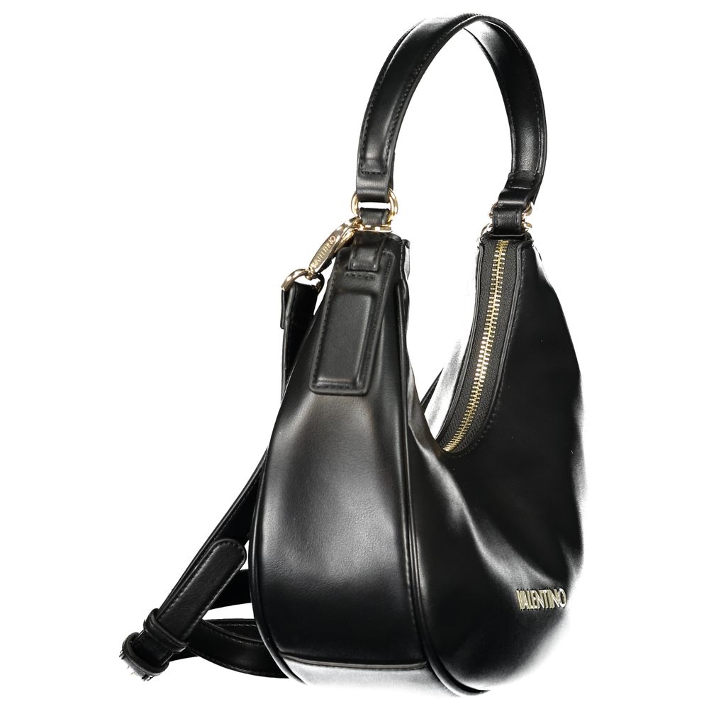 Mario Valentino Black Polyurethane Women's Bag