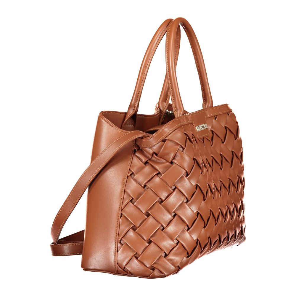 Mario Valentino Brown Polyurethane Women's Bag