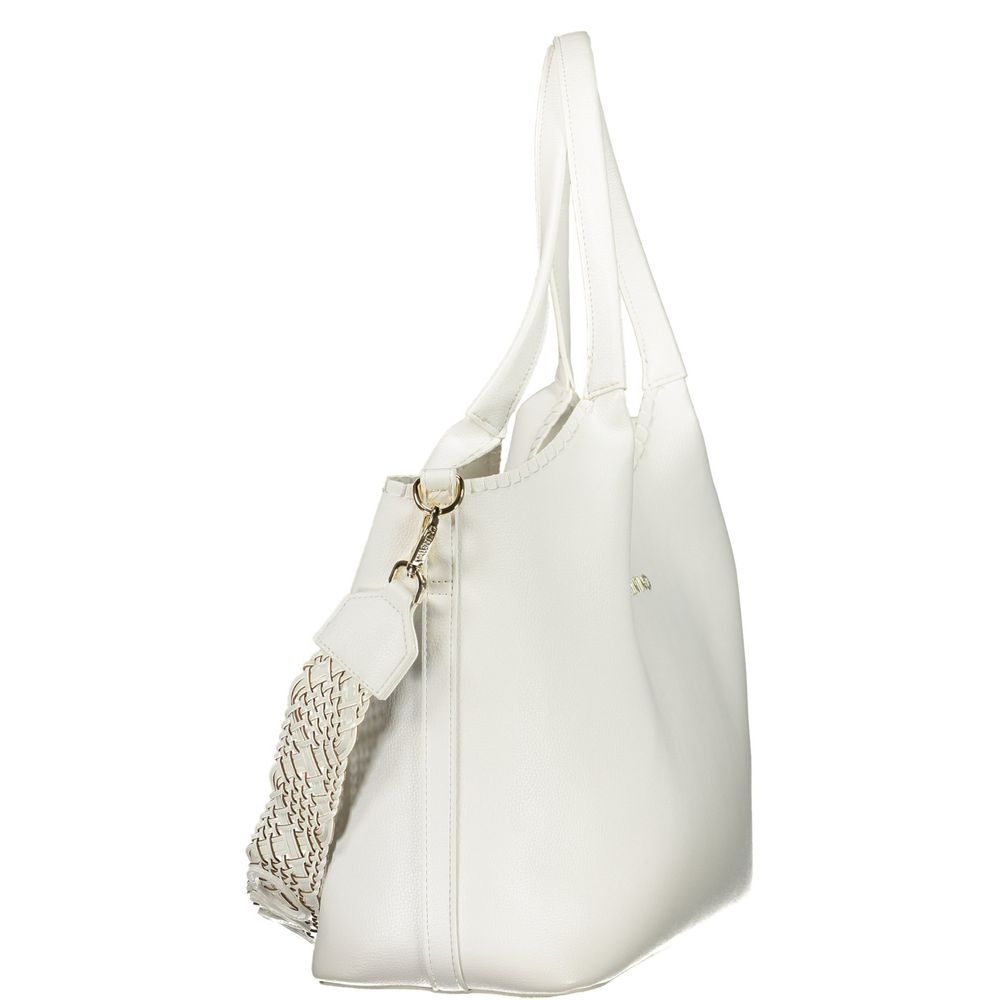 Mario Valentino "White Polyurethane Women's Bag"