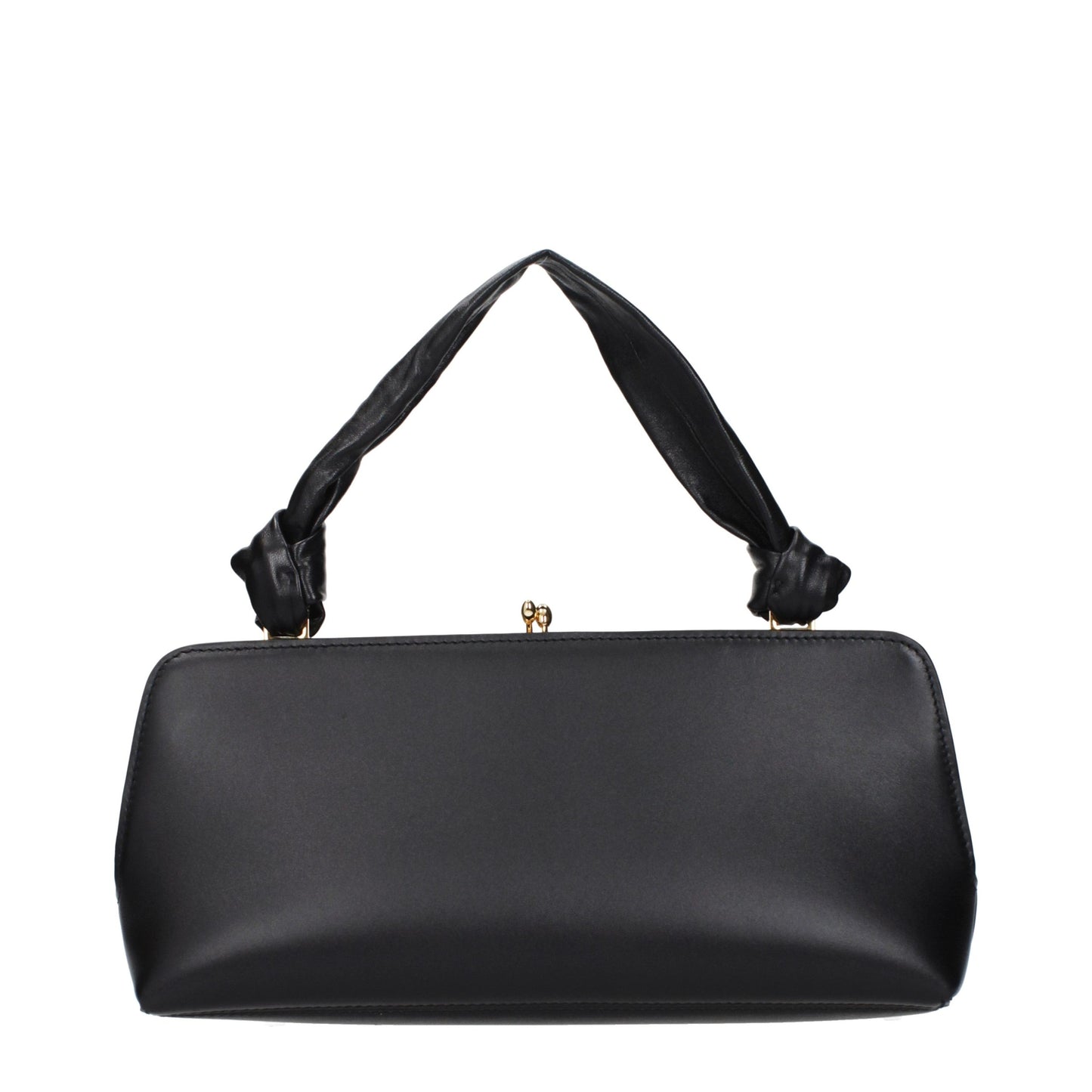 Jil Sander Black Leather Handbag