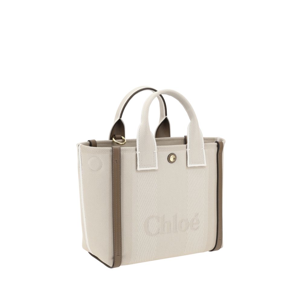 Chloé Beige Cotton Shoulder Bag
