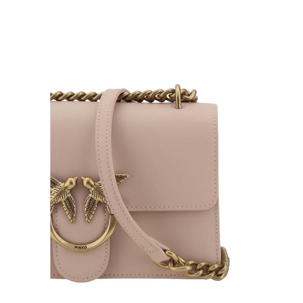 PINKO Multicolor Calf Leather Bos Taurus Shoulder Bag
