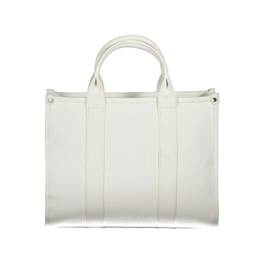 Mario Valentino White Polyethylene Handbag