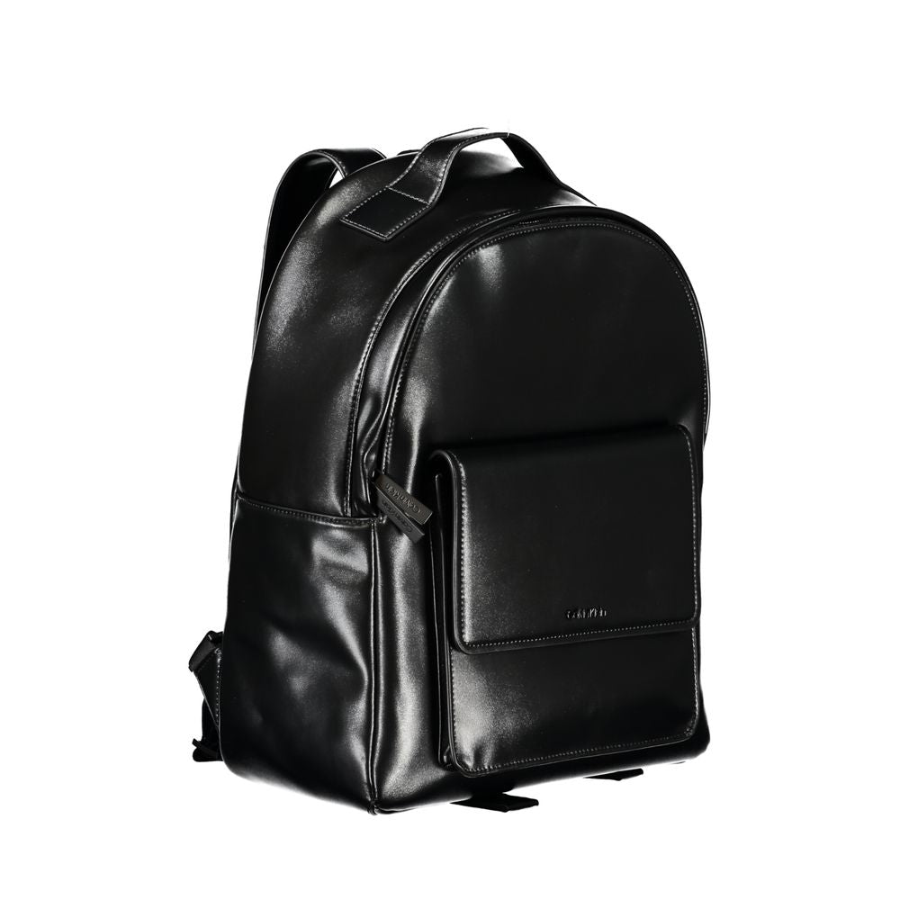 Calvin Klein Black Polyester Backpack
