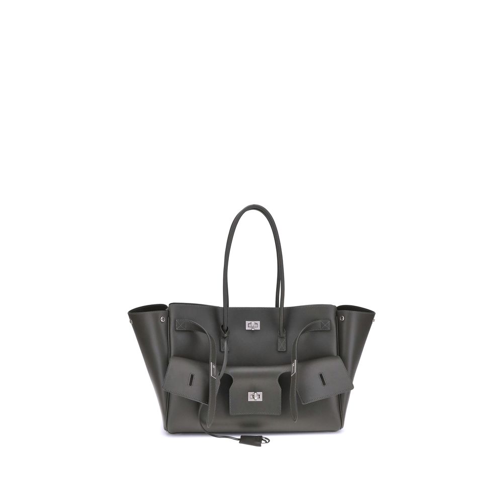Balenciaga Black Calf Leather Bos Taurus Shoulder Bag