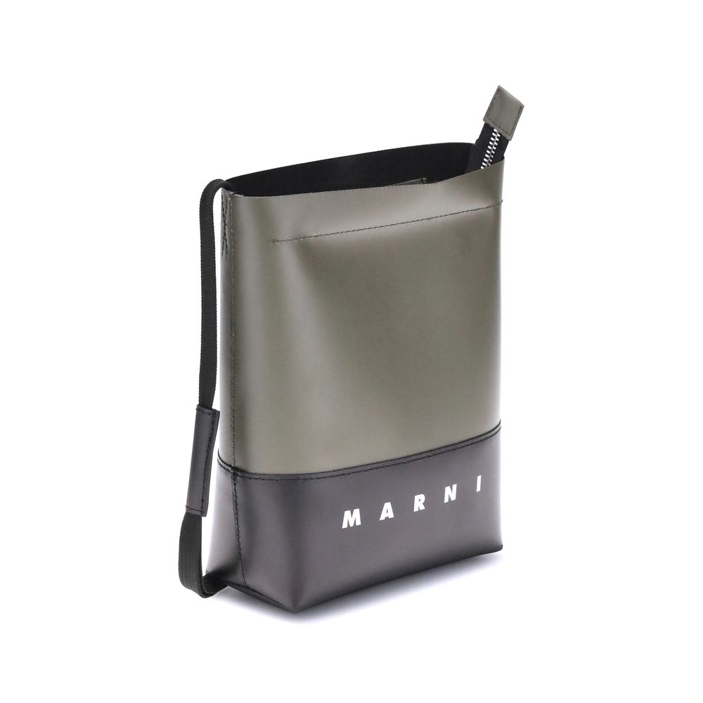 Marni Green Polyester Shoulder Bag