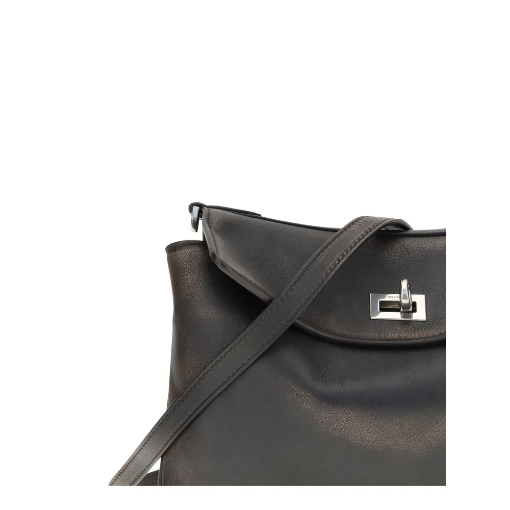 Balenciaga Brown Lamb Ovis Aries Aries Shoulder Bag