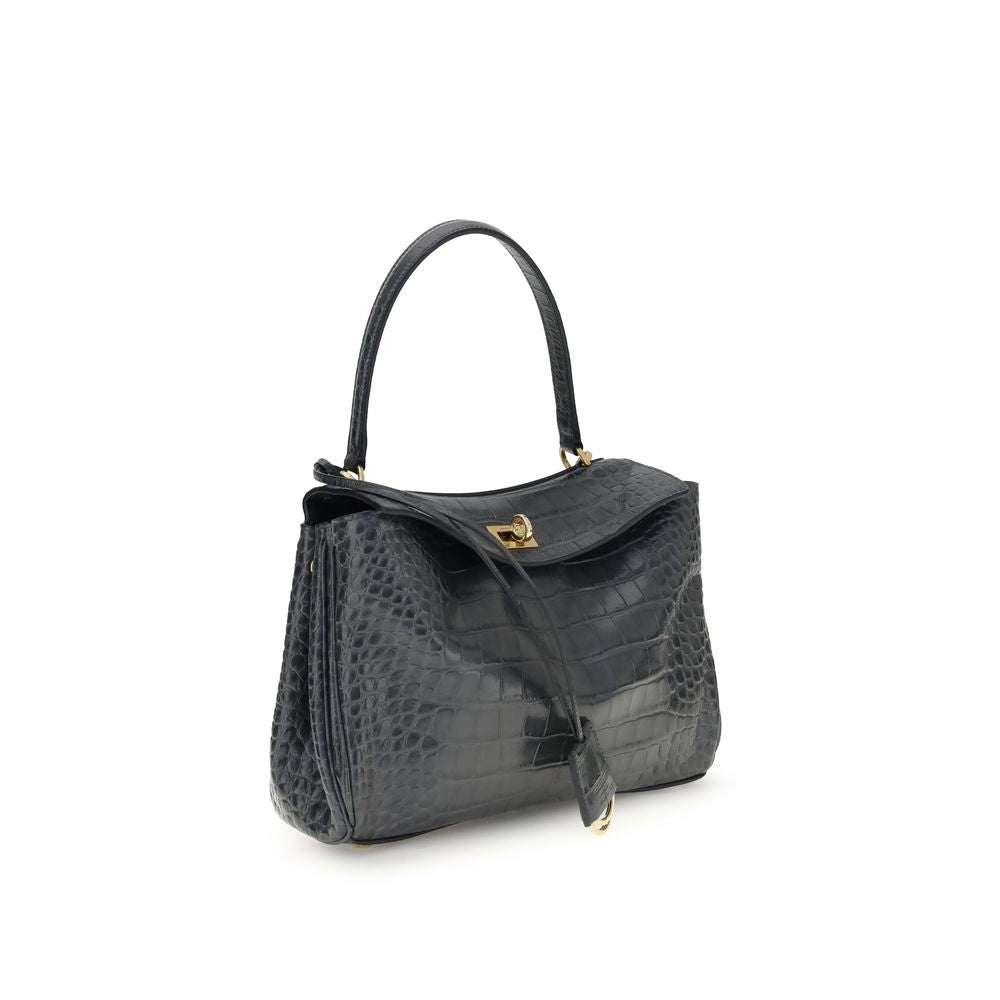 Balenciaga Black Calf Leather Bos Taurus Shoulder Bag