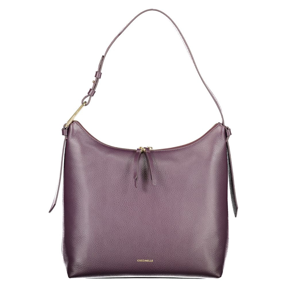 Coccinelle Purple Leather Women Handbag