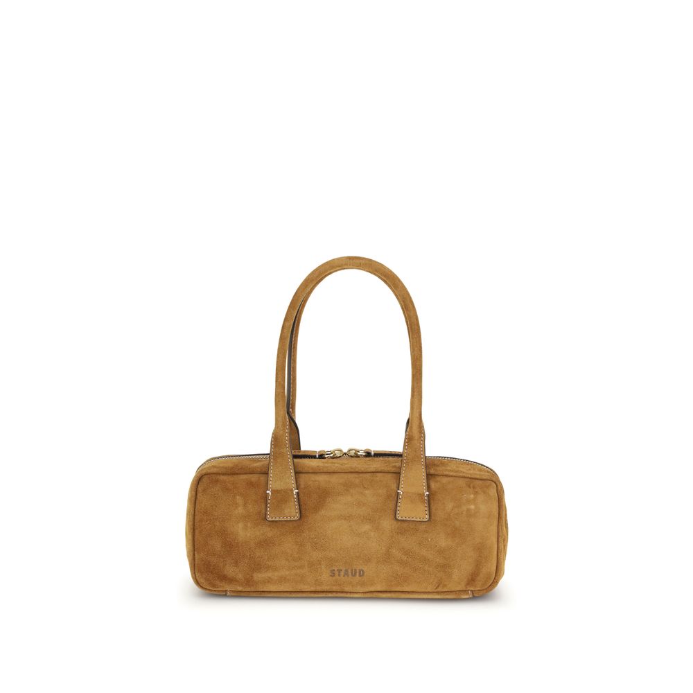 Staud Beige Calf Leather Bos Taurus Shoulder Bag