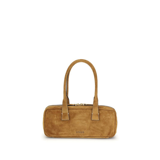 Staud Beige Calf Leather Bos Taurus Shoulder Bag