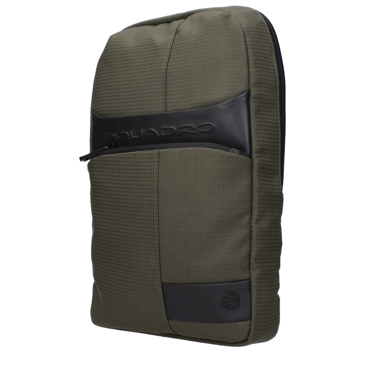 Piquadro Green Fabric Crossbody Bag