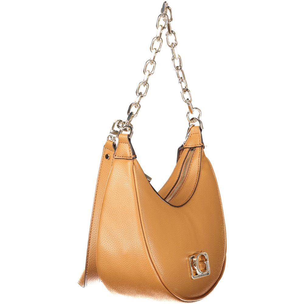 Guess Jeans Marrone Poliuretano Women Handbag