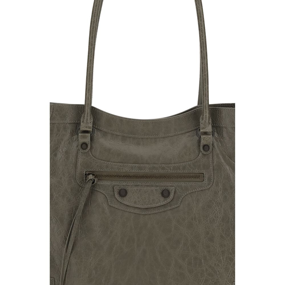 Balenciaga Green Lamb Ovis Aries Aries Shoulder Bag