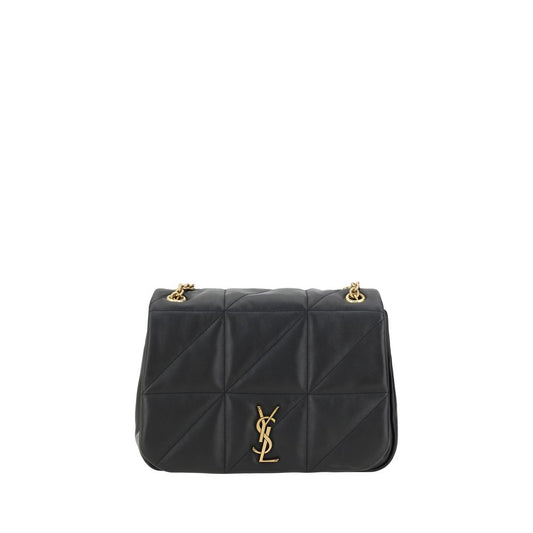 Saint Laurent Black Calf Leather Bos Taurus Shoulder Bag