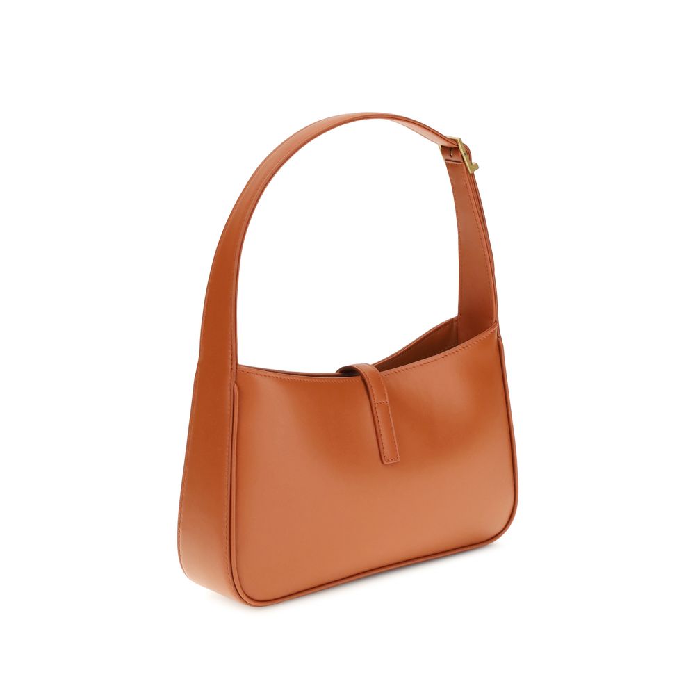 Saint Laurent Orange Calf Leather Bos Taurus Shoulder Bag