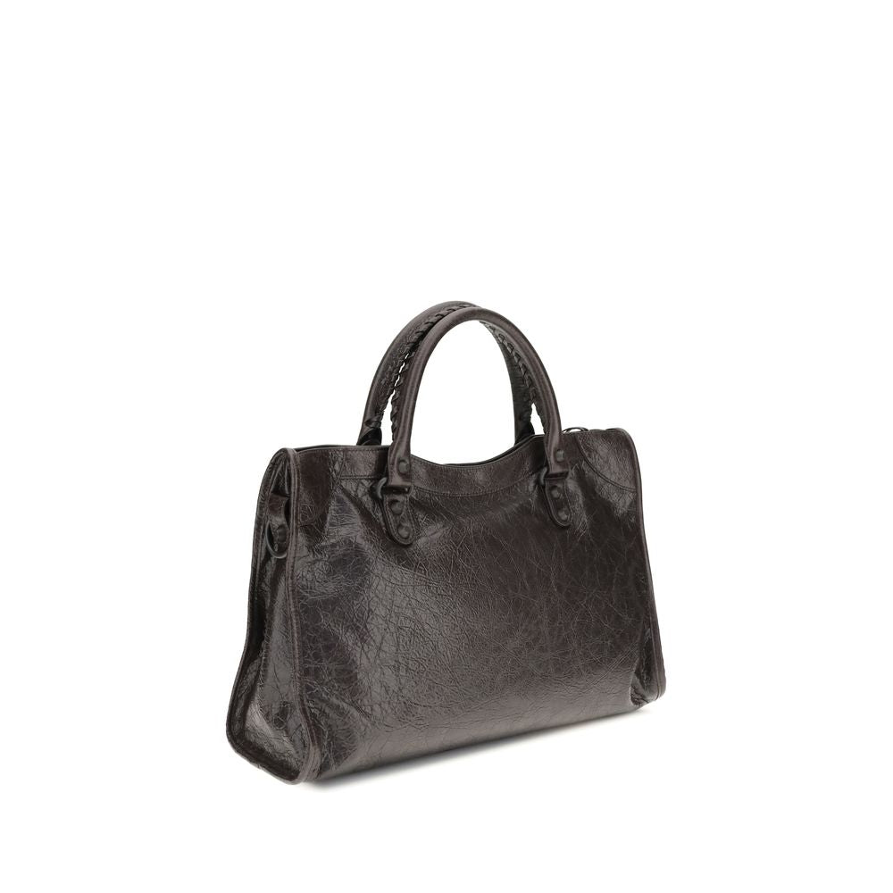 Balenciaga Brown Calf Leather Bos Taurus Shoulder Bag