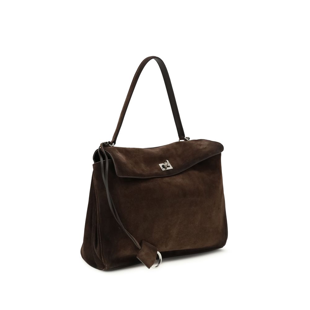 Balenciaga Brown Calf Leather Bos Taurus Shoulder Bag