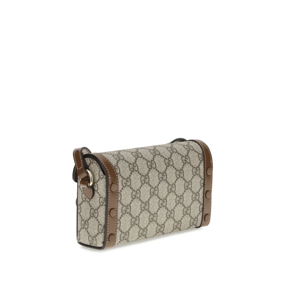 Gucci Brown Polyethylene Shoulder Bag
