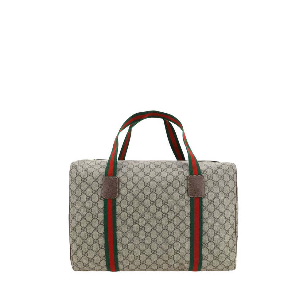 Gucci Brown Cotton Luggage And Travel