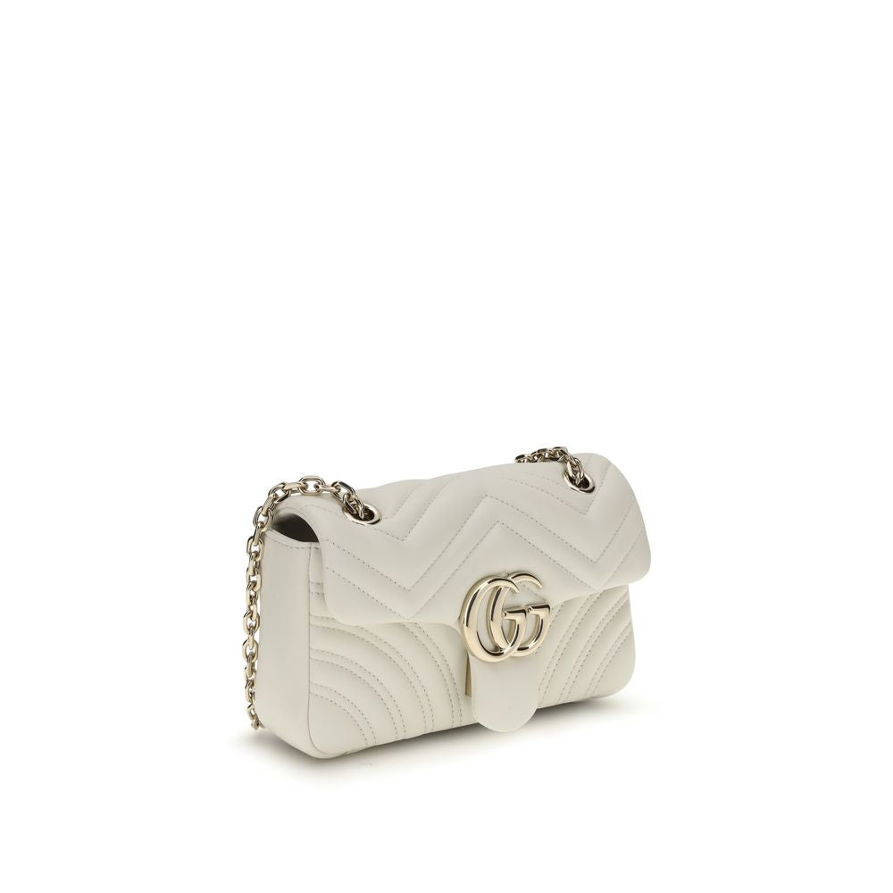 Gucci White Calf Leather Bos Taurus Handbag
