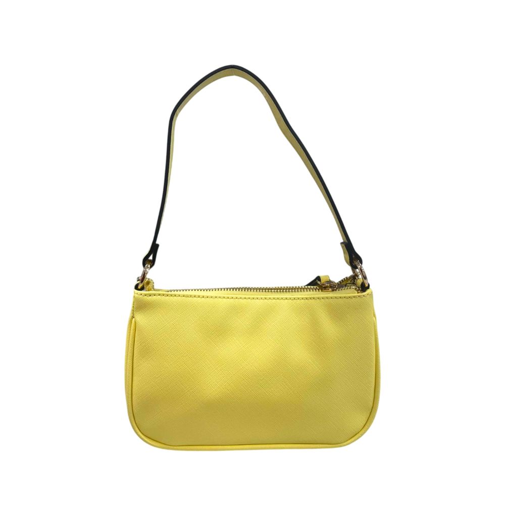 Twinset Yellow PU Women Shoulder Bag