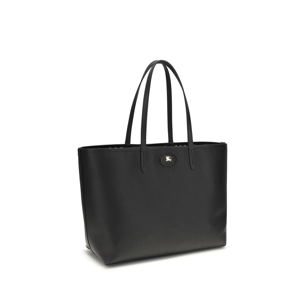 Burberry Black Calf Leather Bos Taurus Shoulder Bag