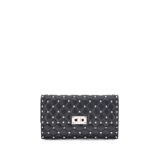 Valentino Garavani Black Lamb Ovis Aries Aries Shoulder Bag