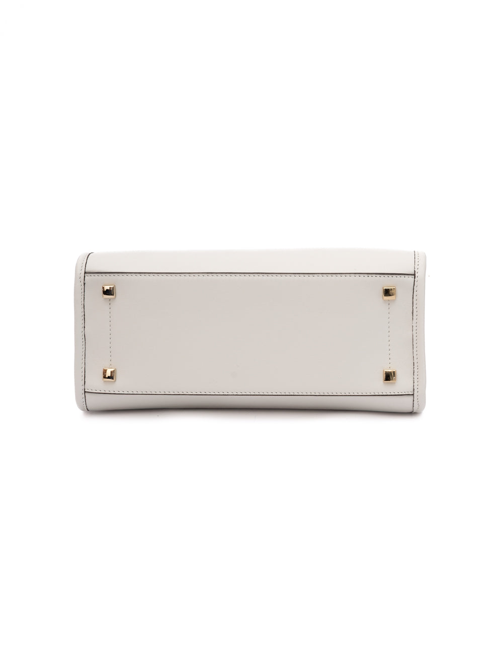 Jimmy Choo White Avenue S Tote Leather Handbag