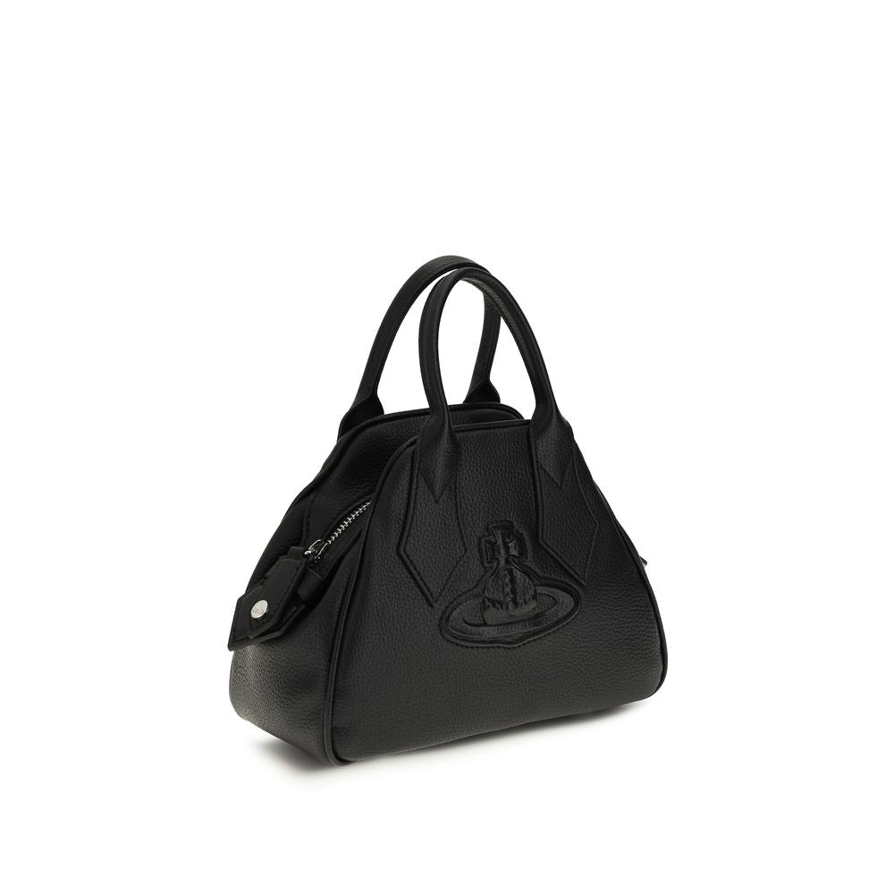 Vivienne Westwood Black Calf Leather Bos Taurus Handbag