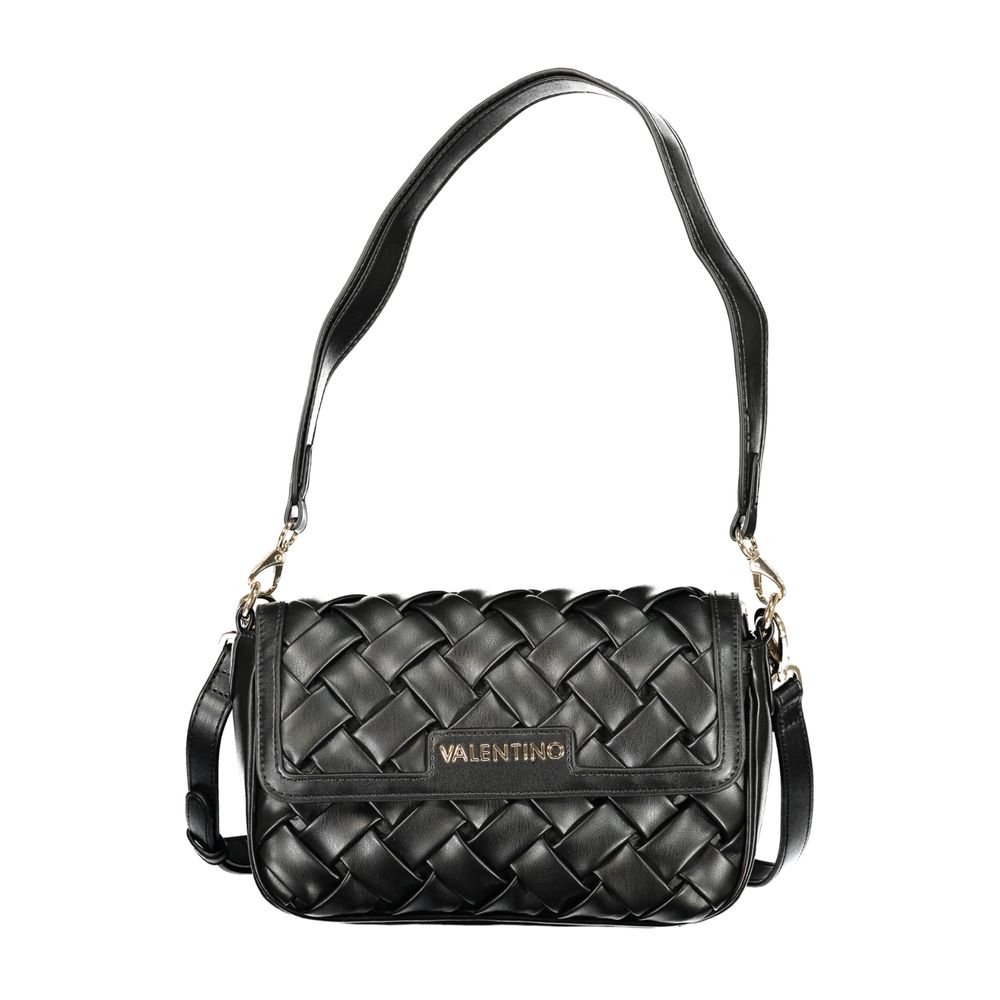 Mario Valentino Black Polyurethane Women's Bag