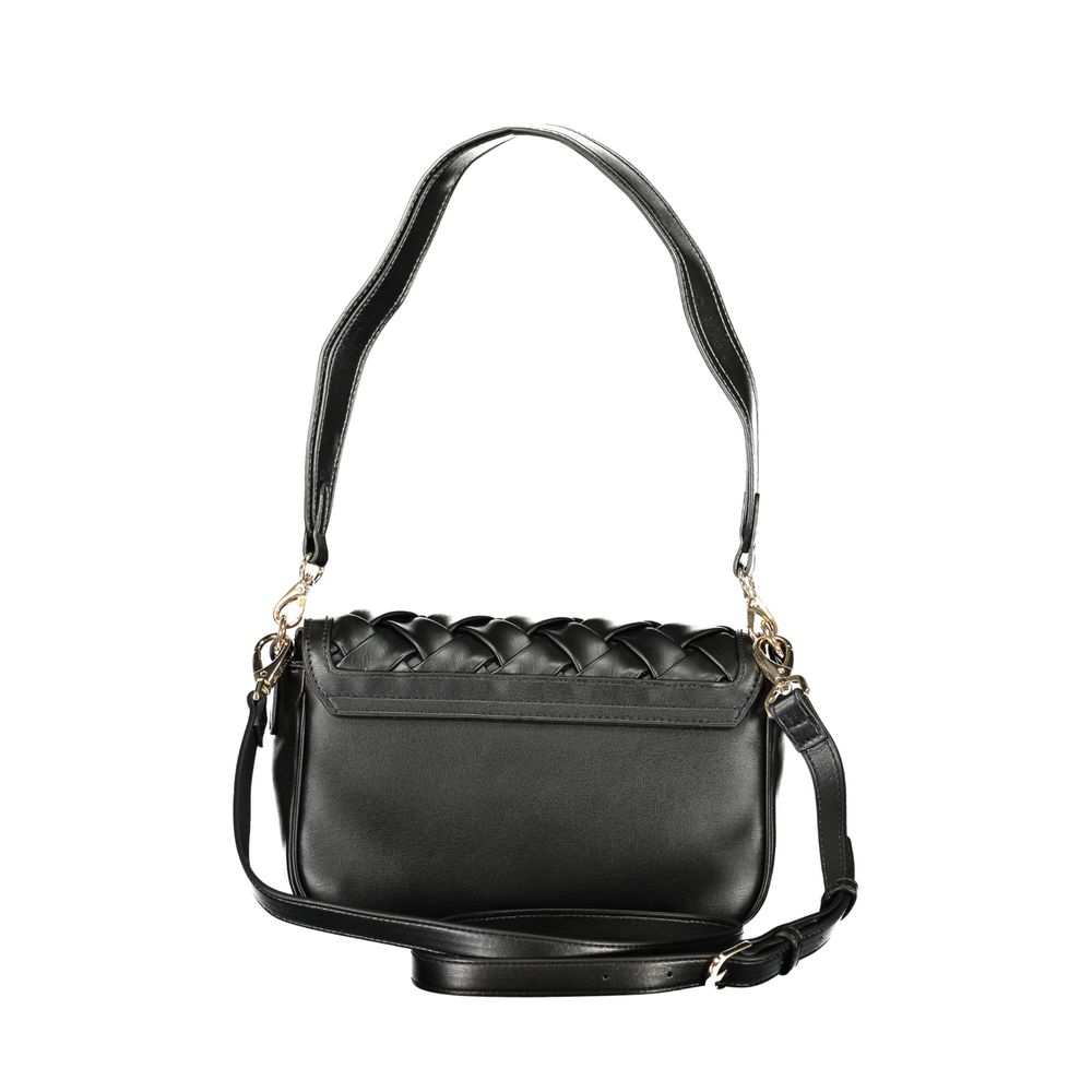 Mario Valentino Black Polyurethane Women's Bag