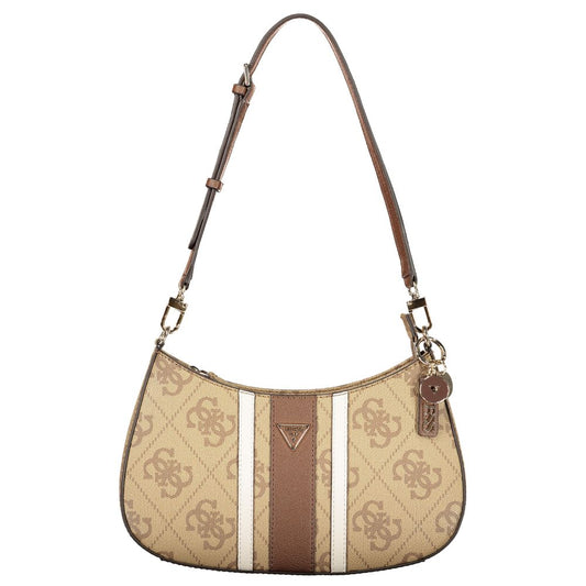 Guess Jeans Beige Polyurethane Women's Bag