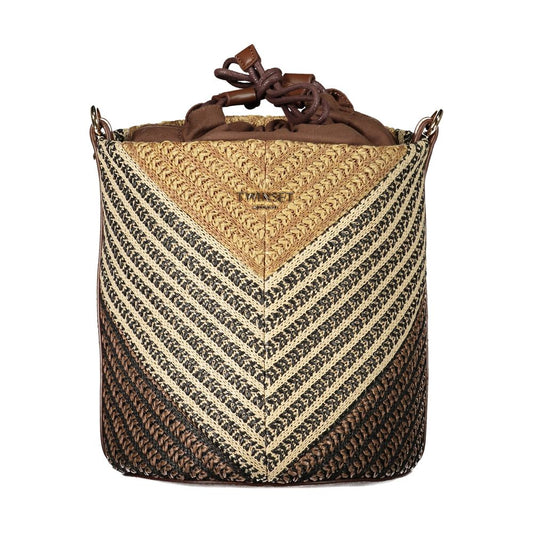 Twinset Brown Polyester Handbag