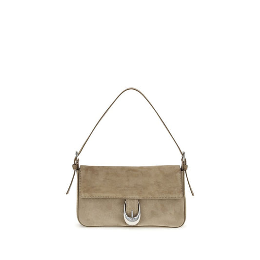 Staud Beige Calf Leather Bos Taurus Shoulder Bag