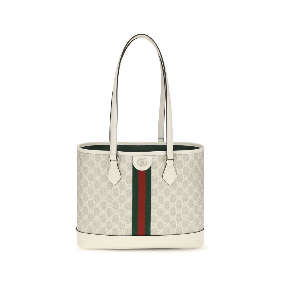 Gucci White Cotton Handbag