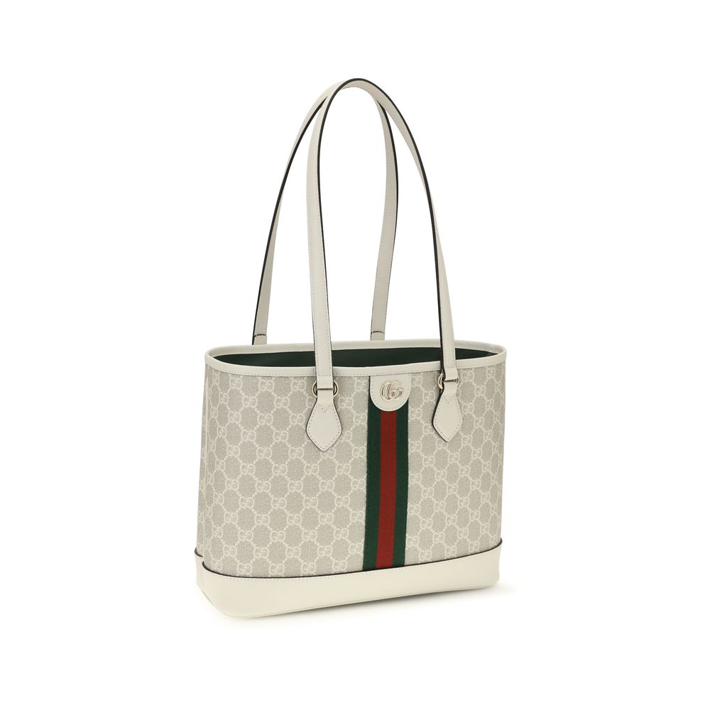 Gucci White Cotton Handbag