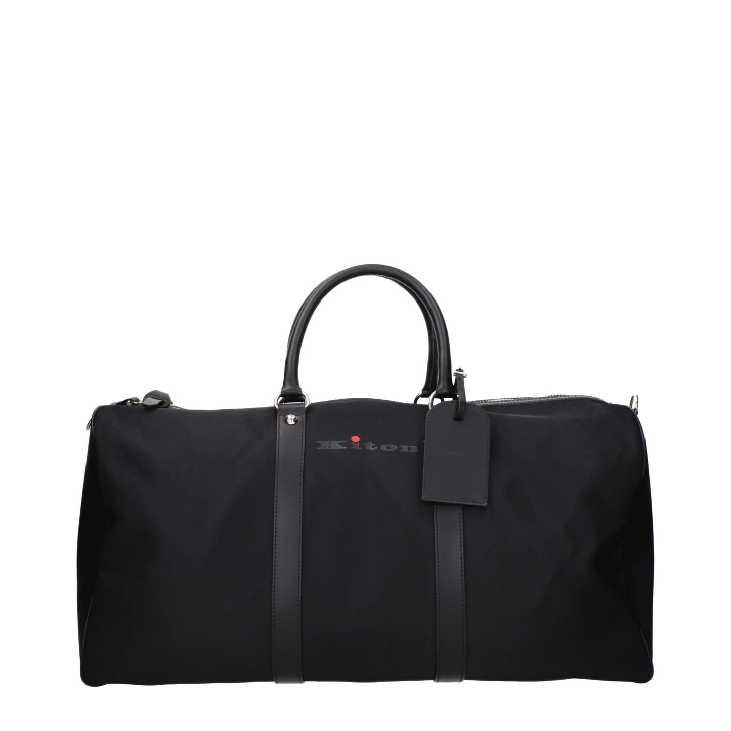 Kiton Black Nylon Luggage And Travel
