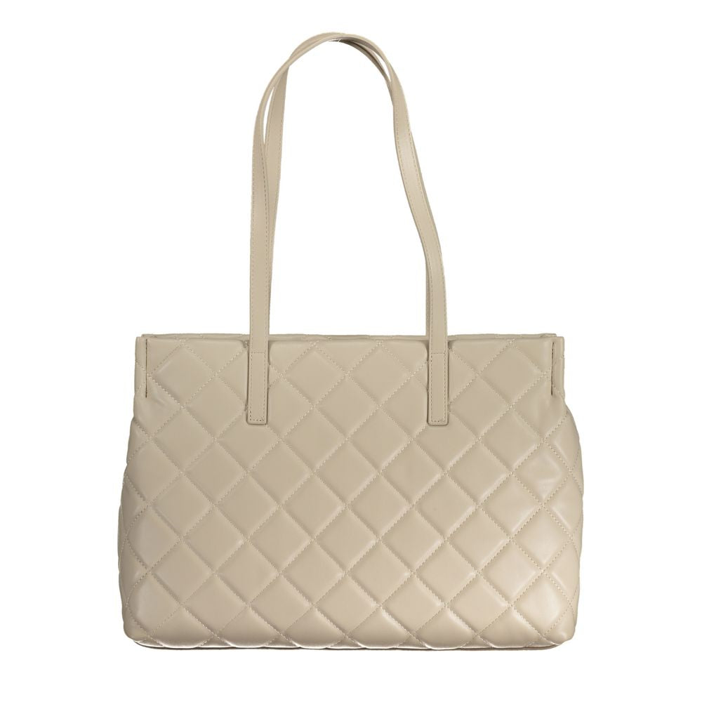 Mario Valentino Beige Polyethylene Handbag