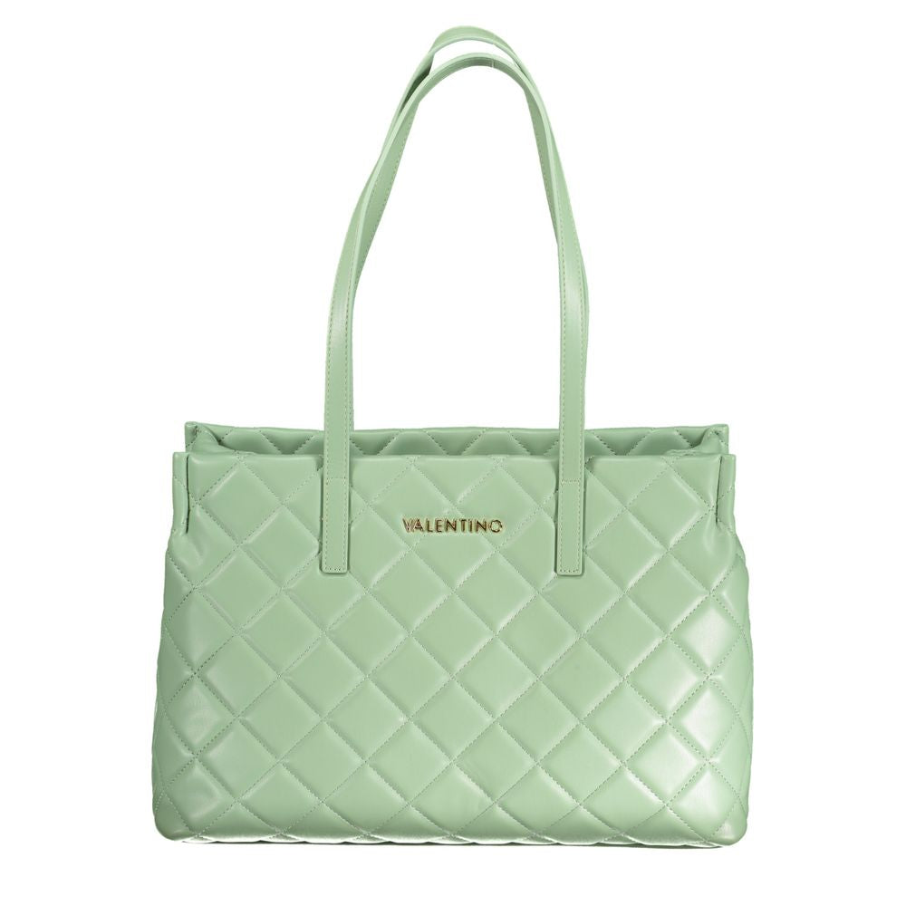 Mario Valentino Green Polyethylene Handbag