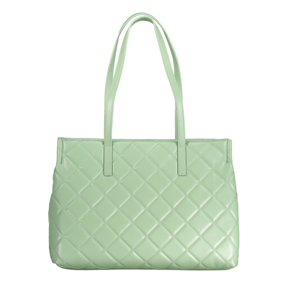 Mario Valentino Green Polyethylene Handbag