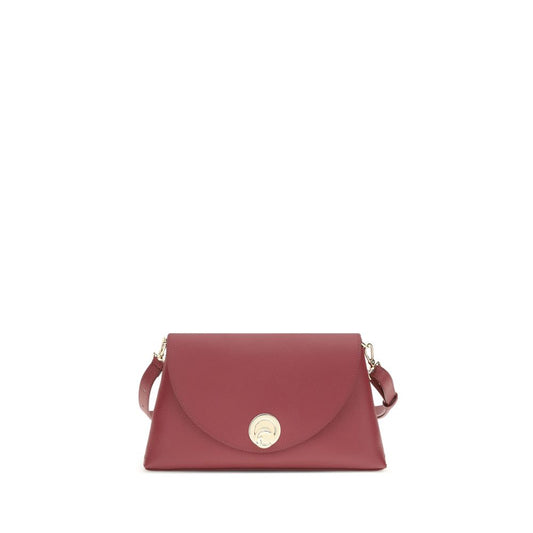 Coccinelle Red Calf Leather Bos Taurus Shoulder Bag
