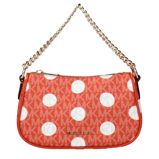 Michael Kors Red Fabric Handbag