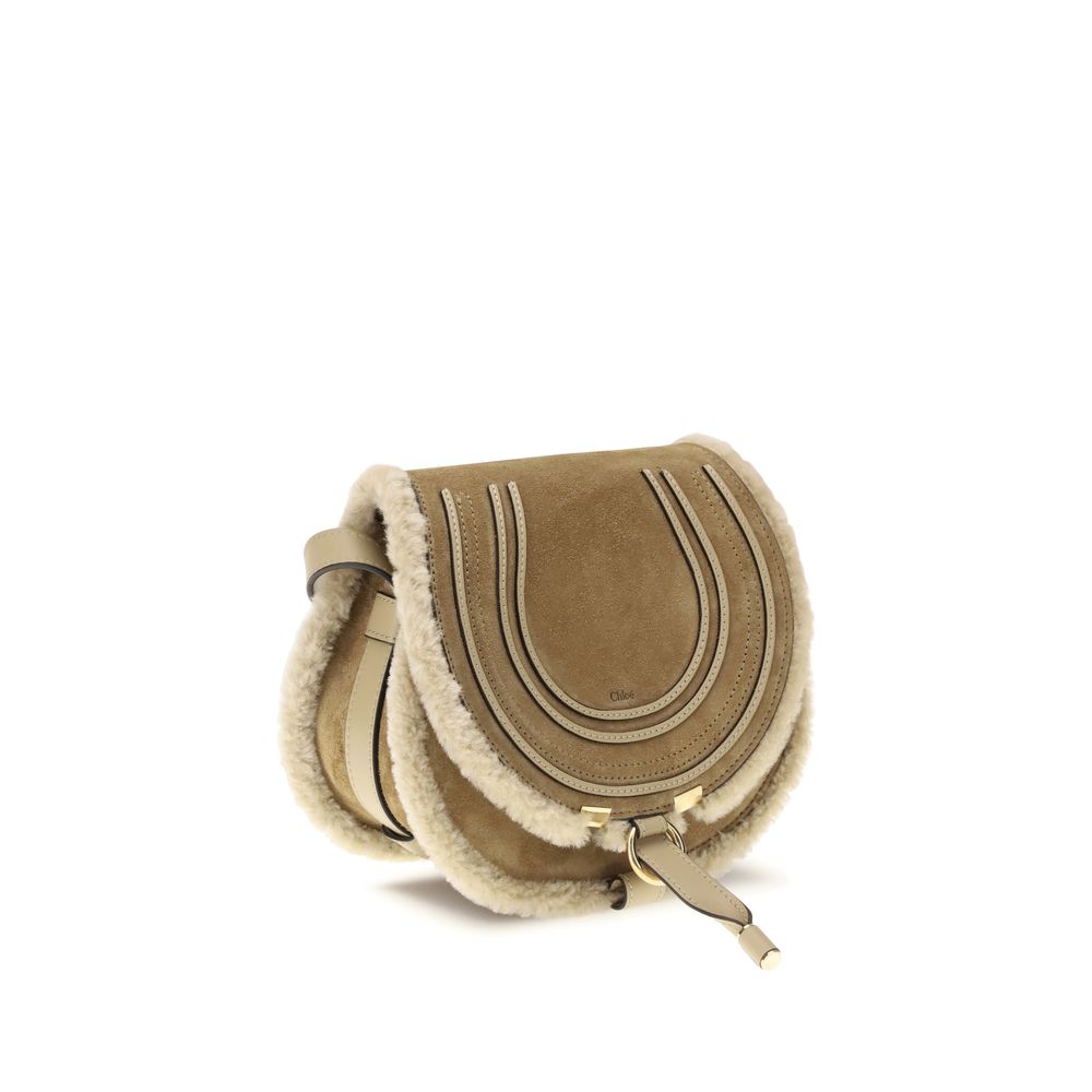 Chloé Beige Calf Leather Bos Taurus Shoulder Bag