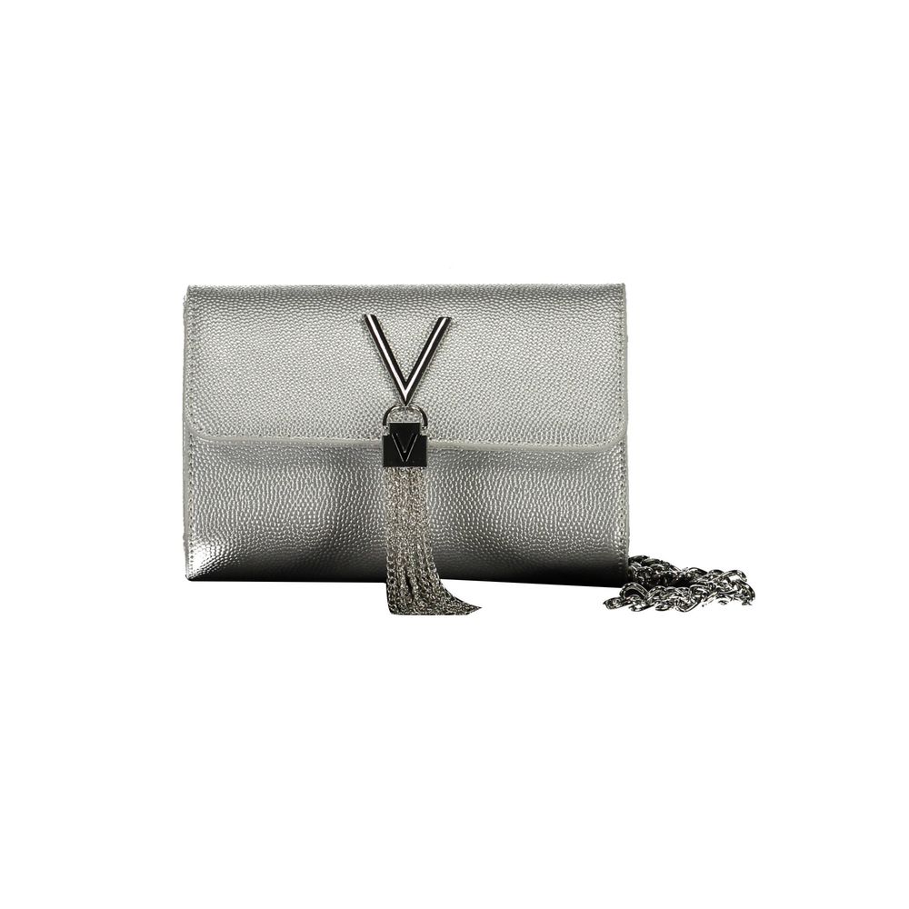Mario Valentino Gray Polyethylene Handbag
