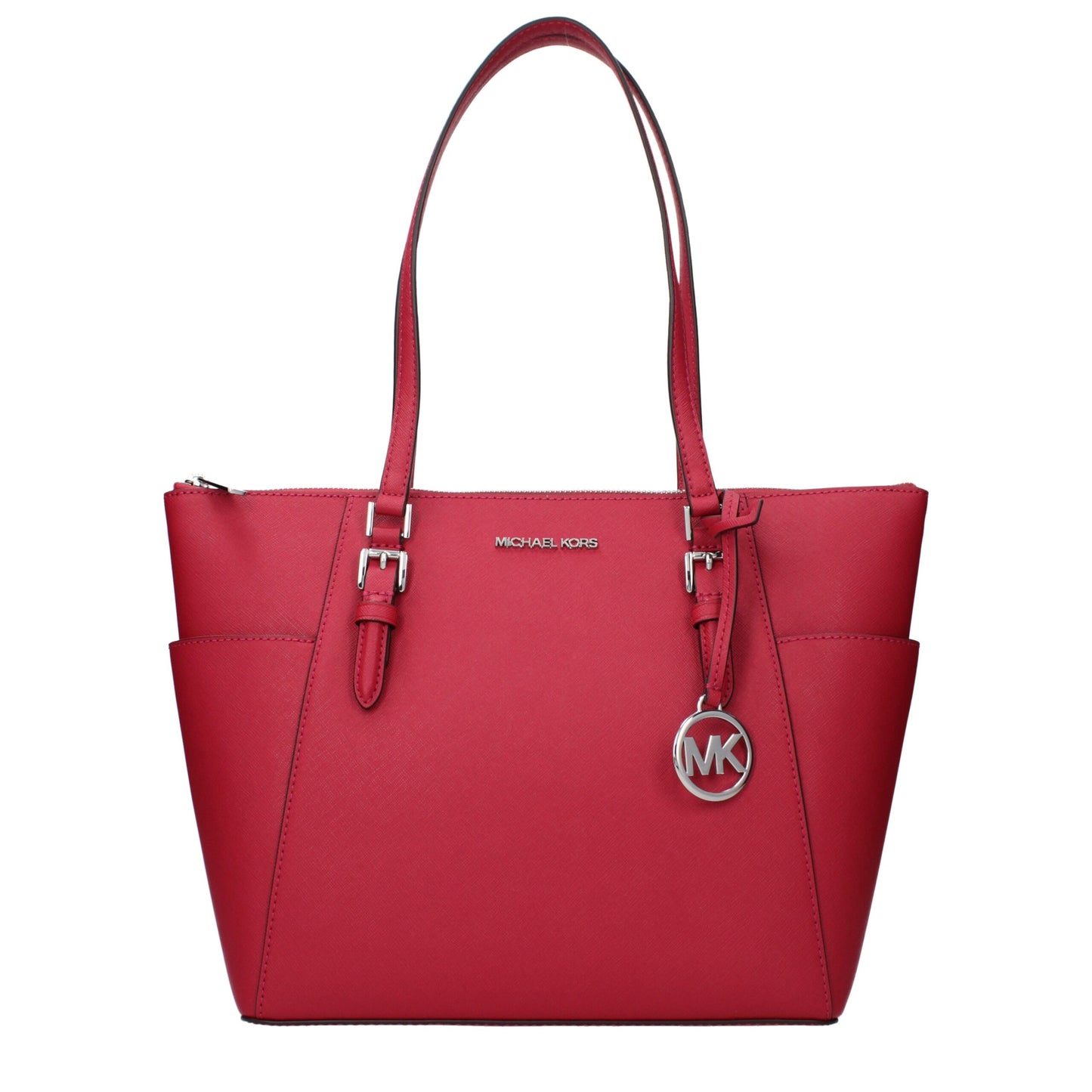 Michael Kors Red Leather Shoulder Bag