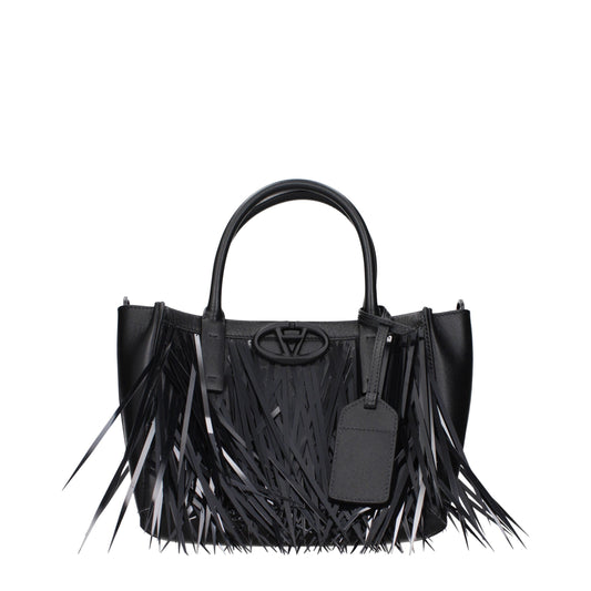 Valentino Garavani Black Leather Handbag